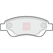 Apec Front Brake Pad Set fits Citroën C1 2005-2014 1.0 1.4