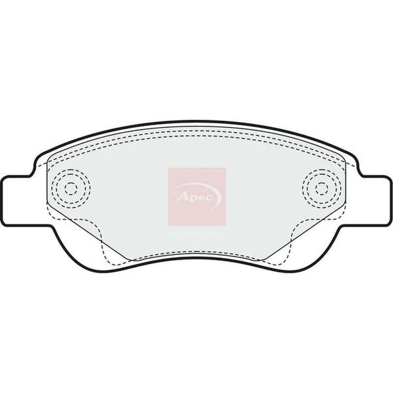 Apec Front Brake Pad Set PAD1460