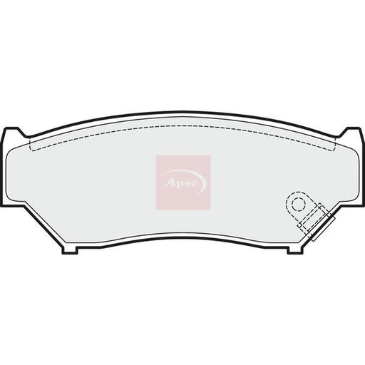Apec Front Brake Pad Set PAD1520