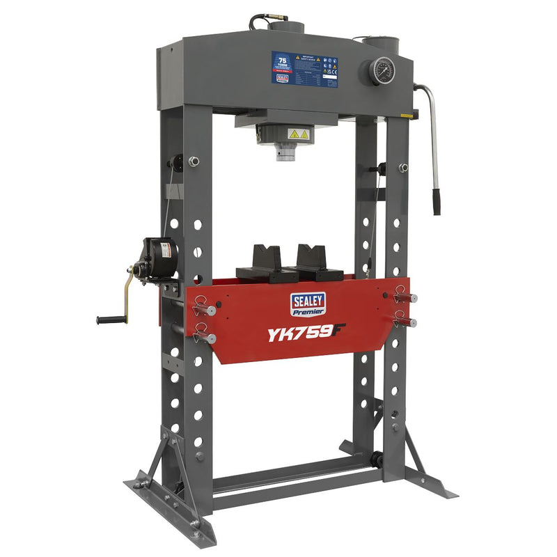 Sealey Premier Premier Hydraulic Floor Type Press 75 Tonne YK759F Sealey Premier - Dynamic Drive