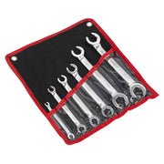 Sealey Flare Nut Spanner Set 6pc Metric S0767 Siegen by Sealey - Dynamic Drive