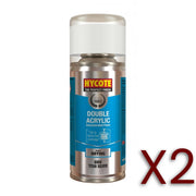 2x Hycote Aerosol Paint for Bmw Titan/Titanium Silver (Metallic)150ml Hycote - Dynamic Drive