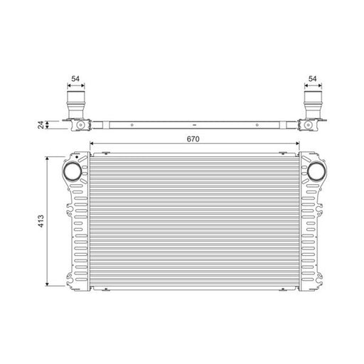 Valeo Intercooler (Charge Air Cooler) 818363