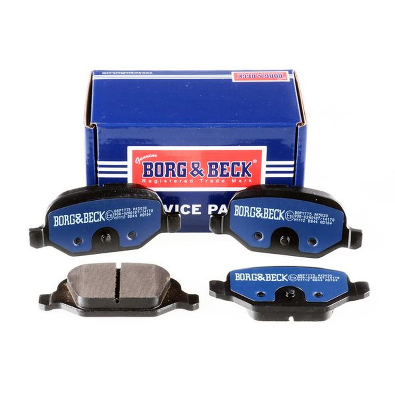 Borg & Beck Front & Rear Brake Discs & Pads fits Fiat Punto 1999-2012