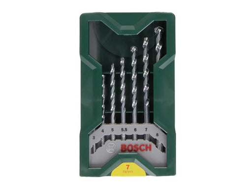 Bosch Powertool Accessories Mini-X-Line Masonry Drill Bit Set, 7 Piece Bosch Powertool Accessories - NN4 Online