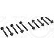 Elring Cylinder Head Bolt Set with Cylinder Head Gasket Kit fits Fiat Punto