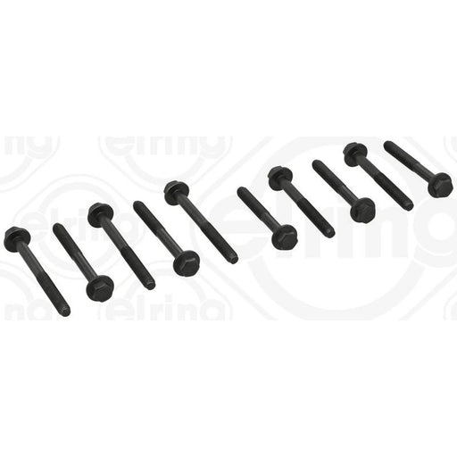 Elring Cylinder Head Bolt Set with Cylinder Head Gasket Kit fits Fiat Punto