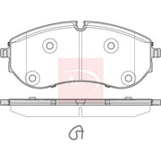 Apec Front Brake Pad Set fits Man Tge 2017-2024 2.0