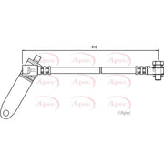 Apec Brake Hydraulic Hose Line Front Right fits Ford Transit 2000-2006