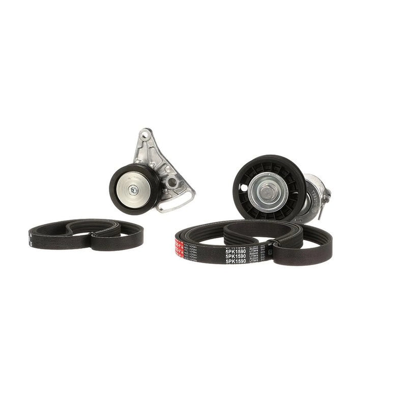 Gates V-Ribbed Belt Set fits Audi A4 B5 1995-2001 1.9