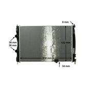 Mahle Engine Radiator fits Nissan Qashqai I 2007-2013 2.0