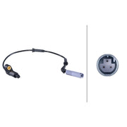 Hella ABS Wheel Speed Sensor Front fits BMW 3 1997-2006