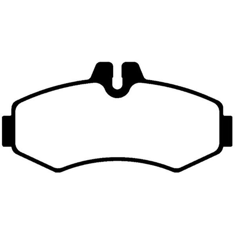 Abtex Front Brake Pad Set fits Mercedes-Benz V-Class 1996-2003