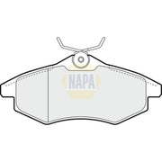 NAPA Front Brake Pad Set fits Citroën C2 2003-2012 1.1 1.4