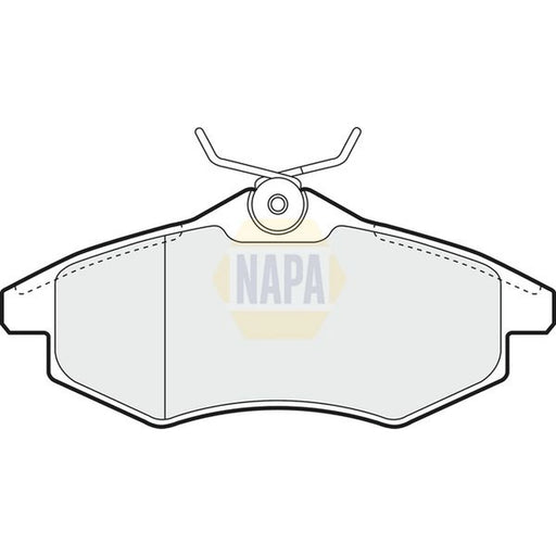 NAPA Front Brake Pad Set fits Citroën C2 2003-2012 1.1 1.4