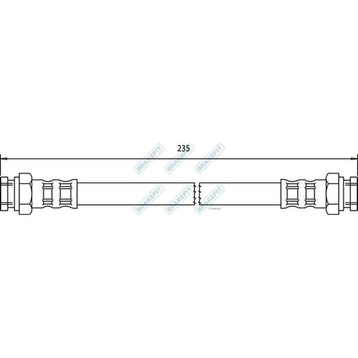 Apec Brake Hydraulic Hose Line inner BHO4147