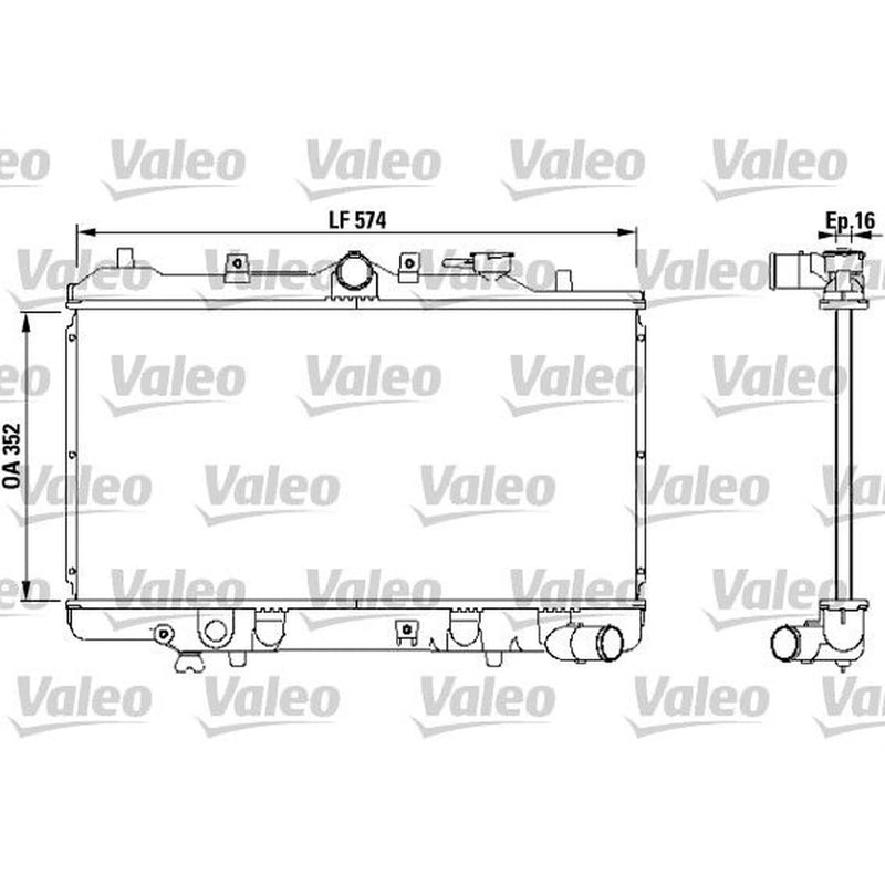 Valeo Engine Radiator 731142