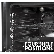 Baridi Integrated Fan-Assisted Electric Oven 60cm 55L Capacity Baridi - Dynamic Drive
