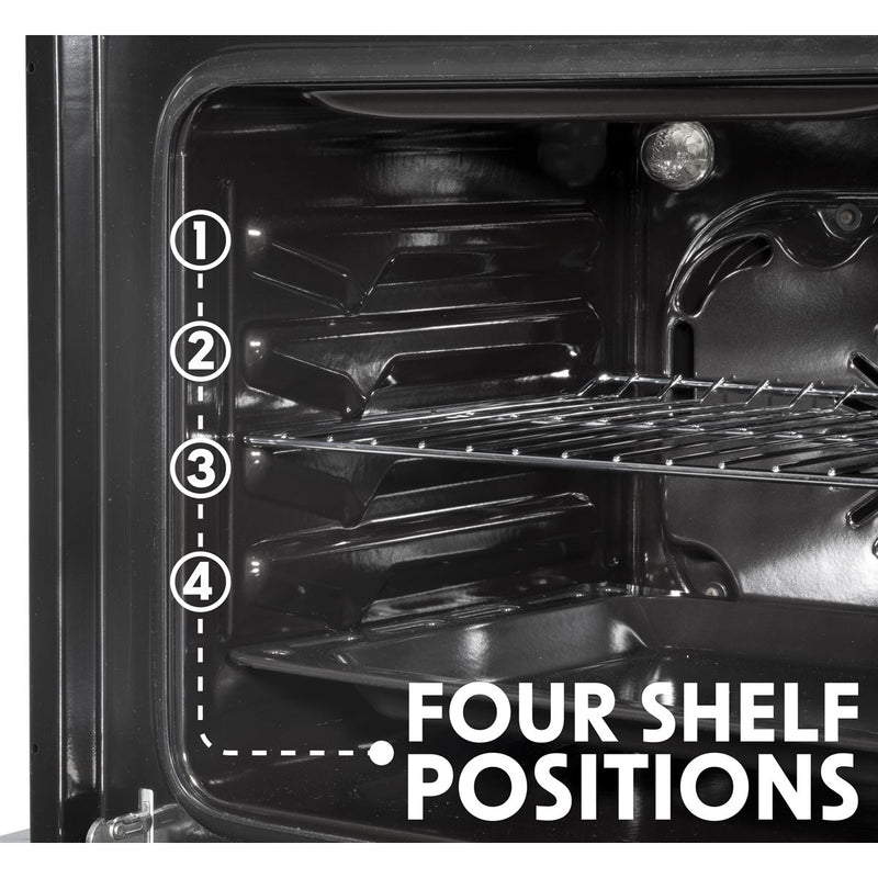 Baridi Integrated Fan-Assisted Electric Oven 60cm 55L Capacity Baridi - Dynamic Drive