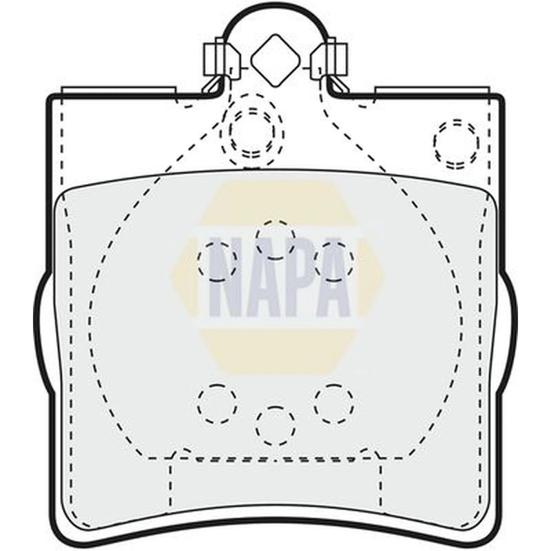 NAPA Rear Brake Pad Set NBP1306