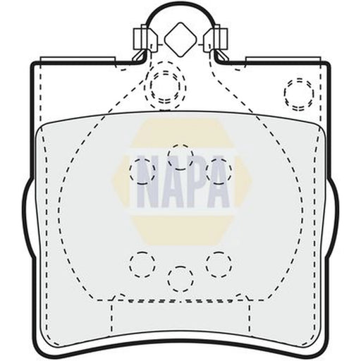 NAPA Rear Brake Pad Set NBP1306