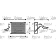 Valeo Heater Matrix Core Heat Exchanger 812364