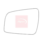 Apec Exterior Wing Mirror Glass Left fits Opel Zafira Family B 2005-2015