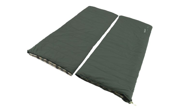 Outwell Camper Lux Double Forest Green Double Sleeping Bag Outwell - Dynamic Drive
