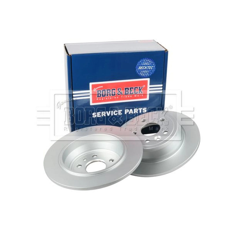 Borg & Beck Front & Rear Brake Discs & Pads fits Land Rover Freelander 2