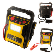 AA 12V 600A Car Van Battery Jump Starter Start Booster Compressor LED Power Pack AA - Dynamic Drive