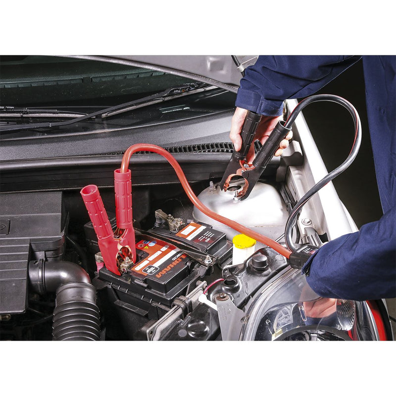 Sealey Booster Cables 25mmï x 3.5m 600A with Electronics Protection BC25635SR Sealey - Dynamic Drive