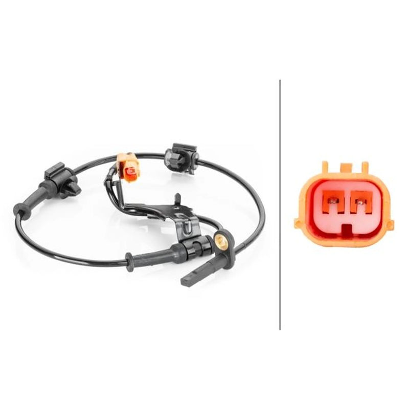 Hella ABS Wheel Speed Sensor Front fits Honda Cr-V 2001-2007 2.0 2.2