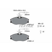 Textar Front Brake Pad Set 2167403