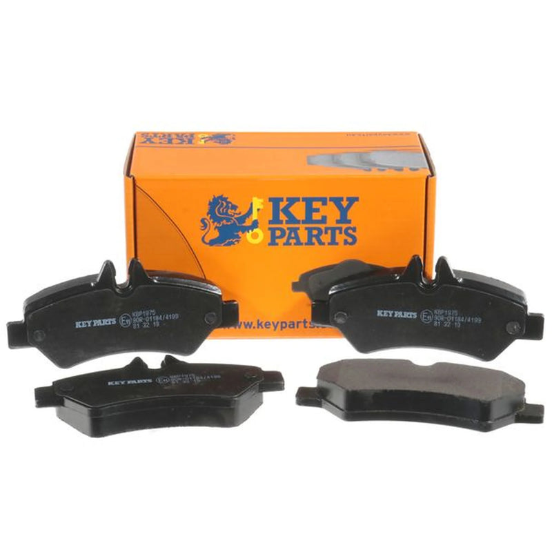 Key Parts 4 x Rear Brake Pad Set fits Mercedes-Benz Sprinter 3,5-T 2006-2018