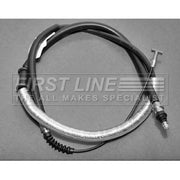 First Line Handbrake Cable Left Rear fits Fiat Bravo I 1995-2001 2.0
