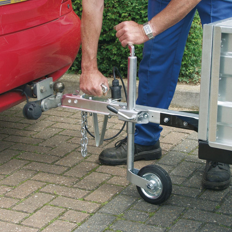 Sealey Jockey Wheel & Clamp48mm260mm Pneumatic Wheel TB372 Sealey - Dynamic Drive