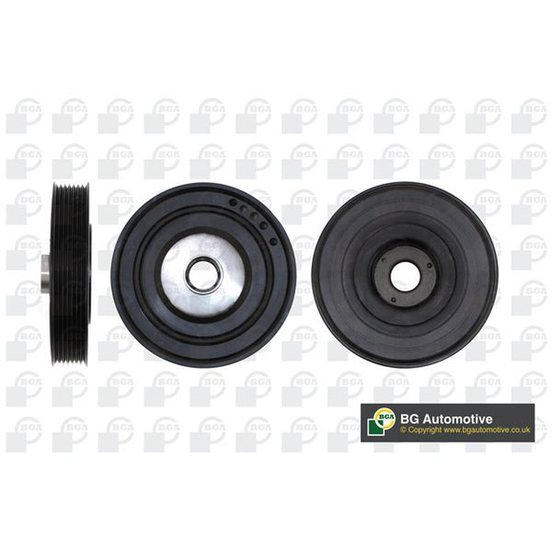 BGA Crank Shaft Belt Pulley fits Nissan Primera 2003-2007 1.9