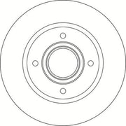 Abtex Front & Rear Brake Discs & Pads fits Citroën C4 Cactus 2014-2019 1.2 1.6