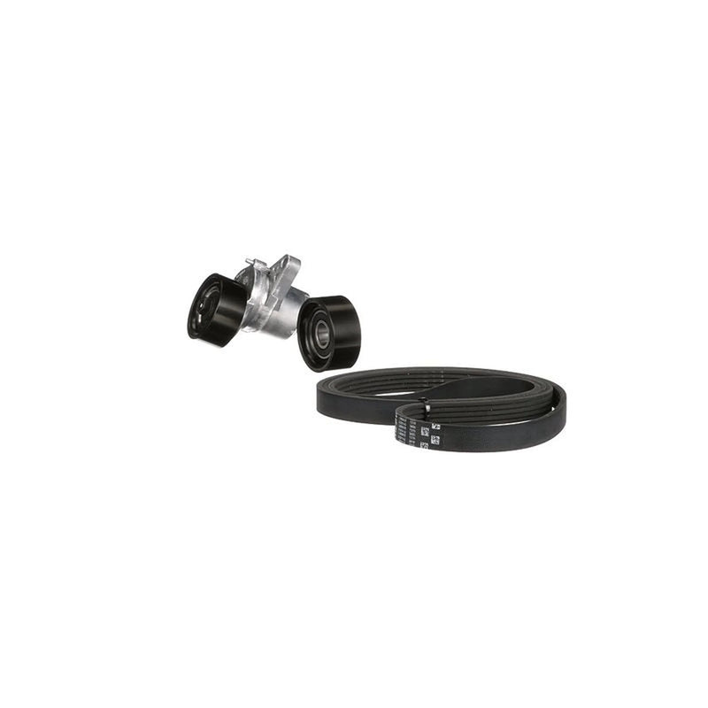 Gates V-Ribbed Belt Set fits Dacia Logan 2004 on 1.4 1.6