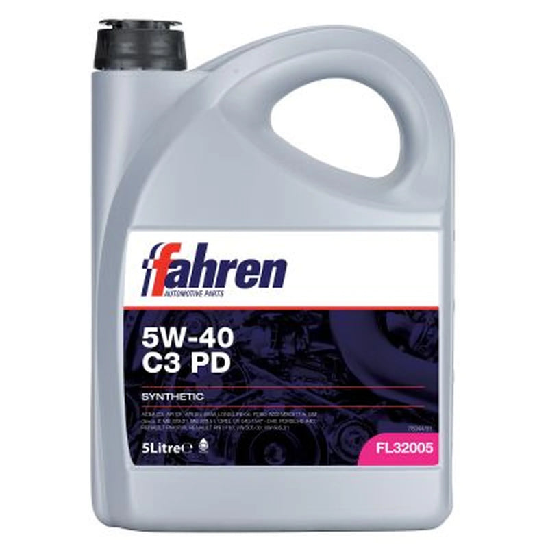 Fahren Engine Full Synthetic Oil 5L C3 SN 5W-40 fits Alfa Romeo 166 2003-2007