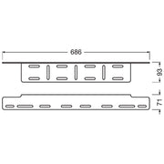 Osram LEDriving LICENSE PLATE BRACKET AX, license plate holder, driving light ho Osram - Dynamic Drive
