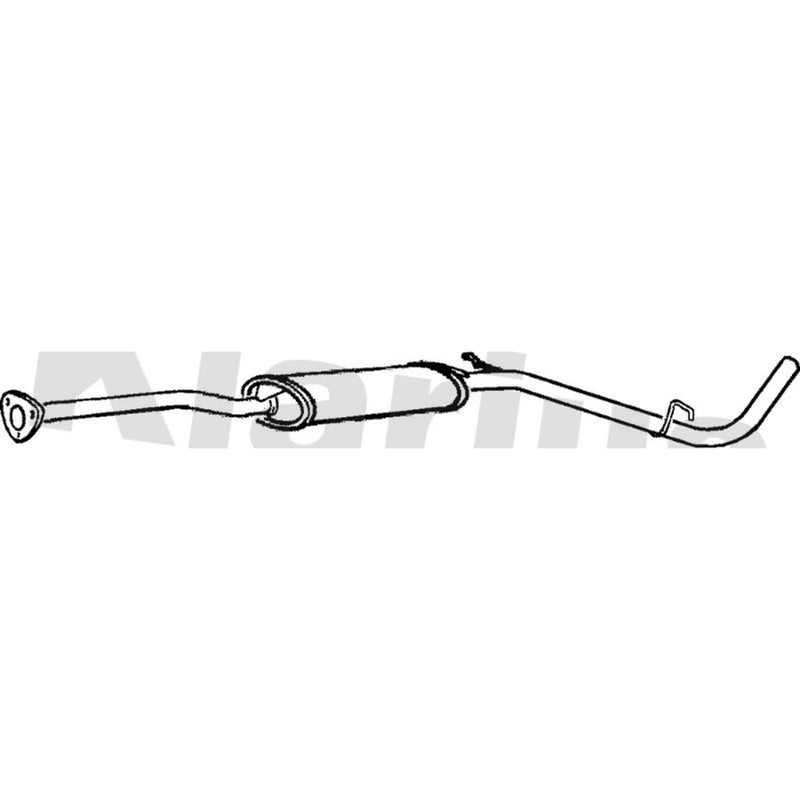 Klarius Box With Centre Pipe Centre fits Skoda Felicia 1994-1998 1.3