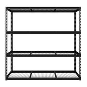 Heavy-Duty Modular Racking Unit 4 Mesh Shelves 300kg Capacity Per Level 1820mm Sealey - Dynamic Drive