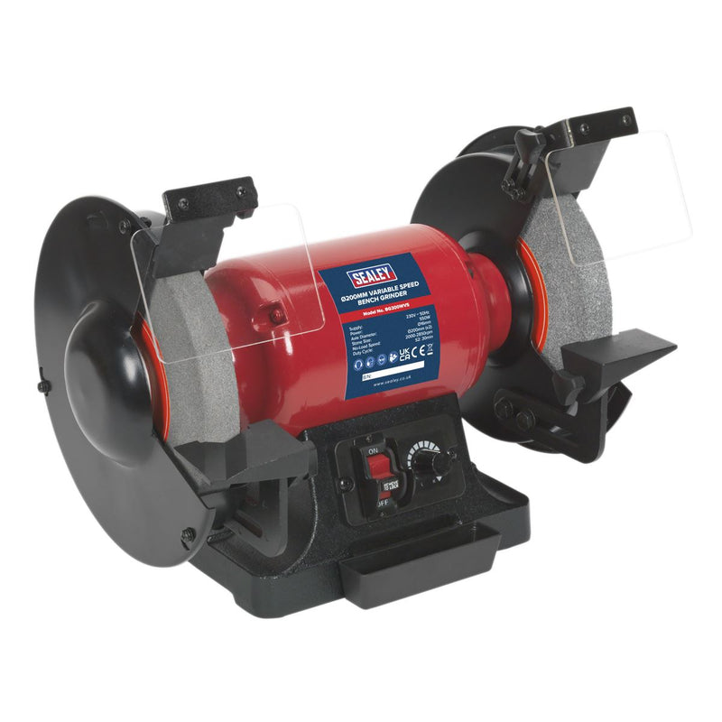 Sealey Bench Grinder200mm Variable Speed BG200WVS Sealey - Dynamic Drive