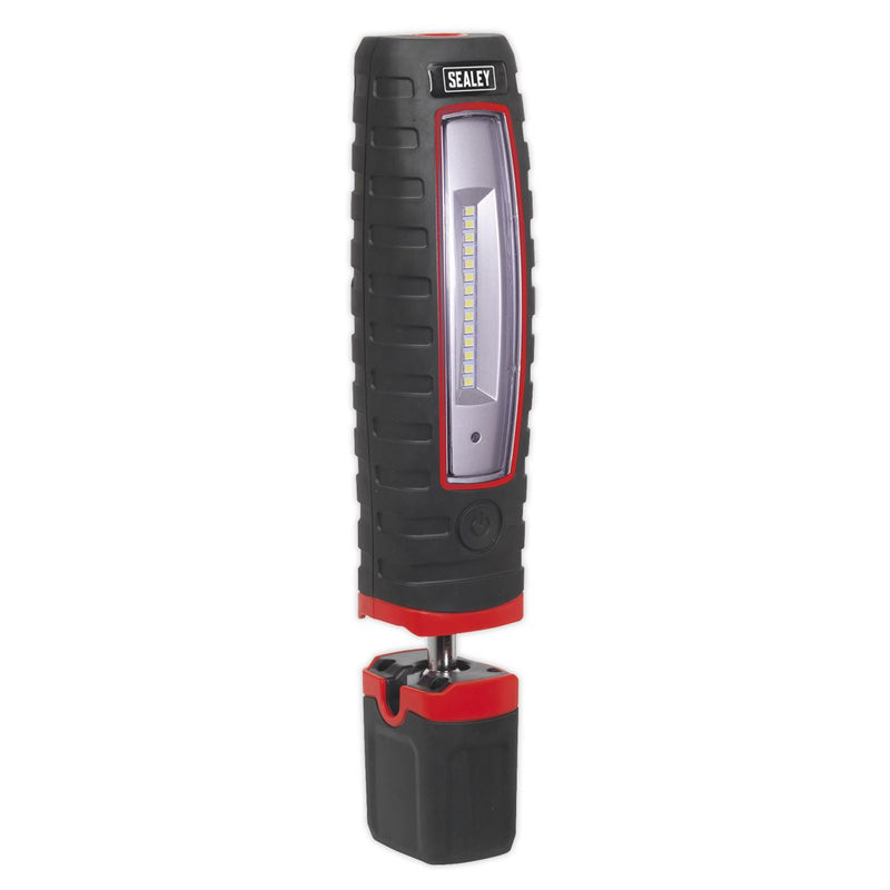 Sealey Rechargeable 360 Inspection Light 14 SMD LED & 3W SMD LED Black Lithium-i Sealey - Dynamic Drive