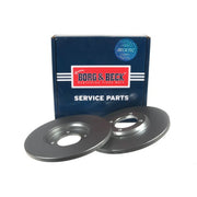 Borg & Beck Front Brake Discs & Pads fits Ford Taunus 20M II Turnier 1967-1974