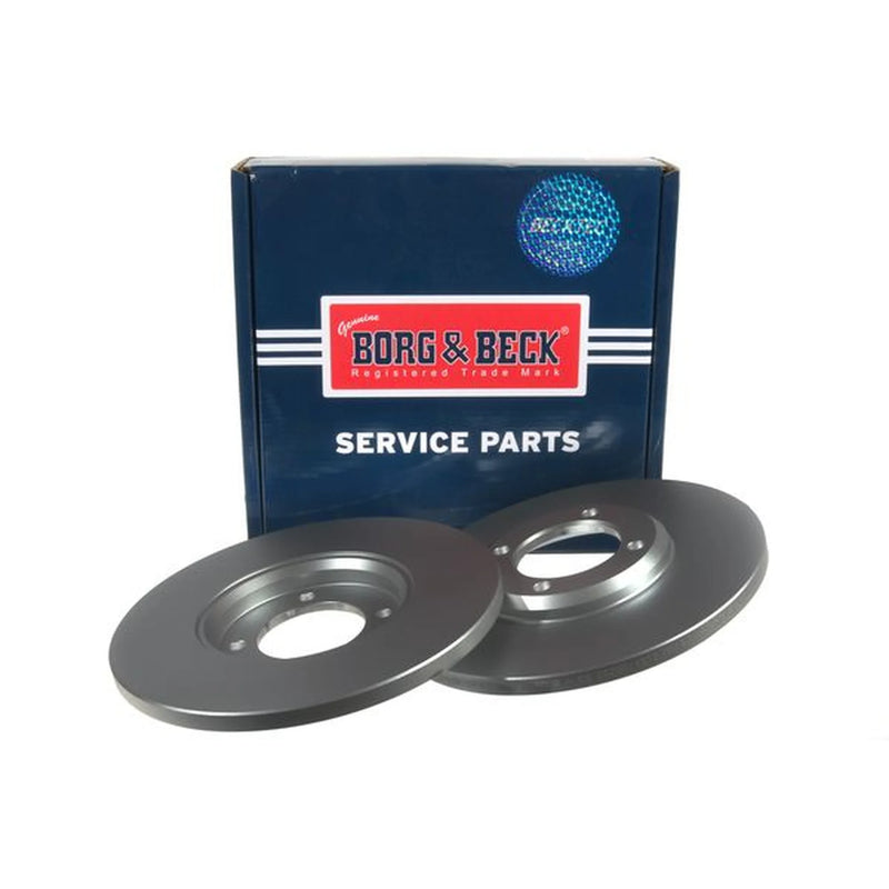 Borg & Beck Front Brake Discs & Pads fits Ford Taunus 20M II Turnier 1967-1974