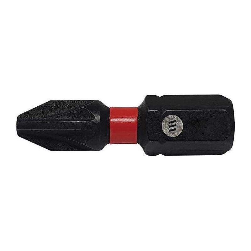 Forgefix ForgeFast Pozidriv Compatible Impact Bit PZ2 x 25mm (Box 10) ForgeFix - Town Tools