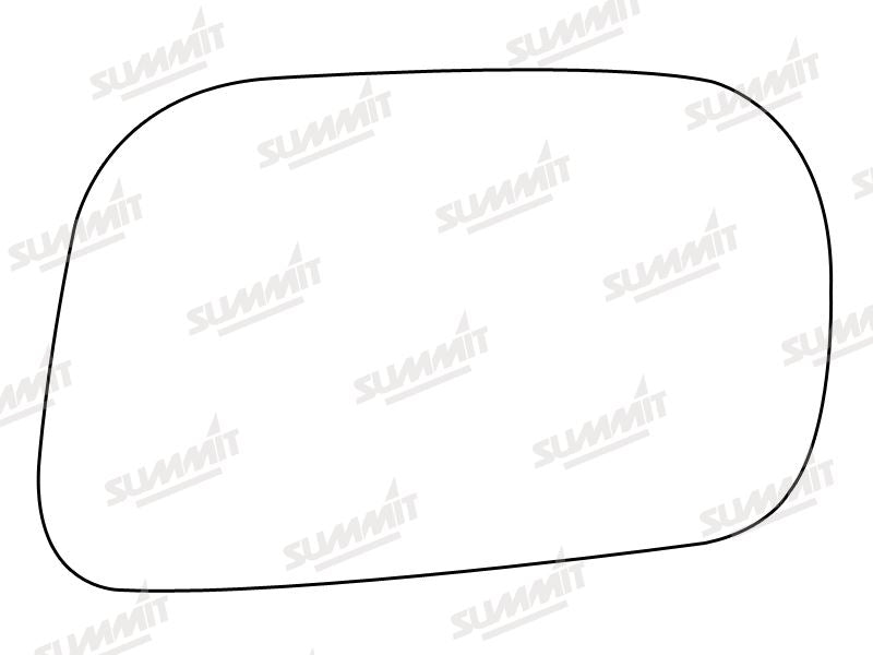 Summit Non-Heated Base Plate With Standard Mirror Glass fits Vauxhall Agila 01 to 07 Suzuki Wagon R 00 on RHS Summit - Bars 4 Cars