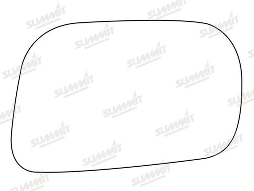 Summit Non-Heated Base Plate With Standard Mirror Glass fits Vauxhall Agila 01 to 07 Suzuki Wagon R 00 on RHS Summit - Bars 4 Cars